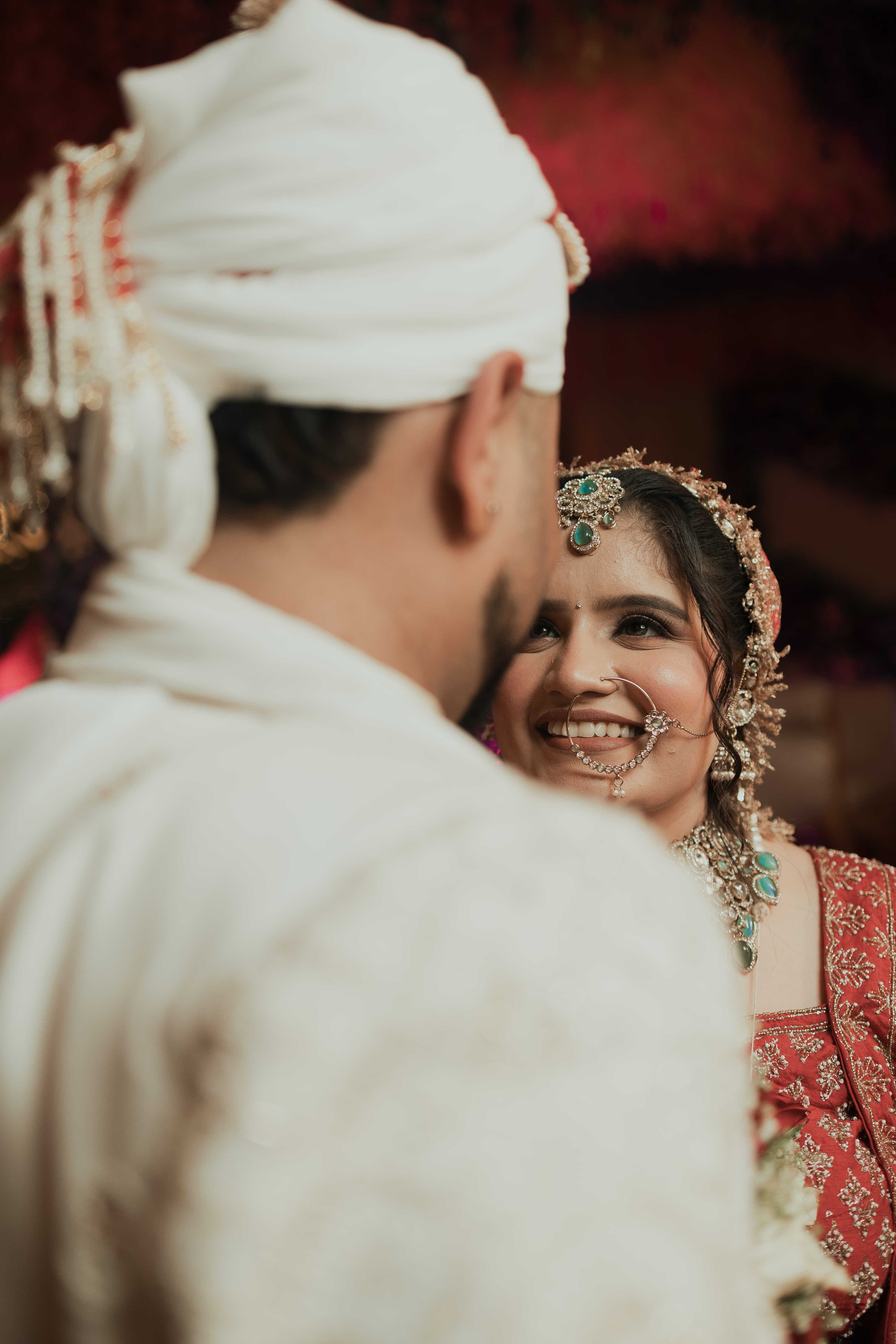 Cinematic Indian wedding ceremony in warm light